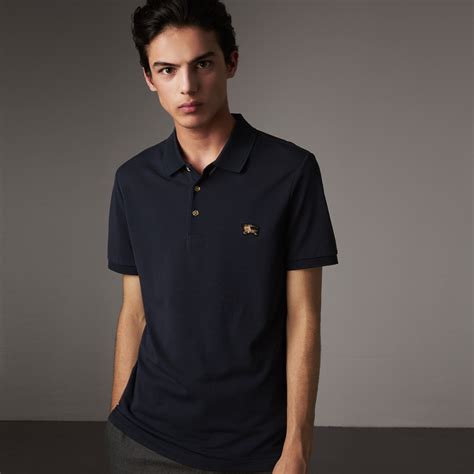 burberry polo shirt navy